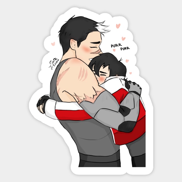 sheith hug Sticker by annamustdie